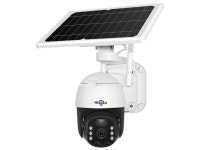 Hiseeu Compatible Wireless Security System 2K 3MP Solar Battery Powered WiFi PTZ Camera Outdoor/Home Surveillance Video Dome... 