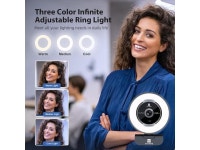 Ring Light and Microphone, Pro USB Webcam with 5X Digital Zoom Built in Privacy Cover for Zoom/Skype Teams/PC/Laptop/Mac - Newegg.com