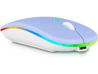 2.4GHz & Bluetooth Mouse, Rechargeable Wireless Mouse for vivo Y70t Bluetooth Wireless Mouse for Laptop / PC / Mac / Computer... 
