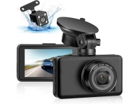 Dash Cam Front and Rear with WiFi, 1080P FHD Dash Camera for Cars, Dual Dashcam with 3 Inch Display, 170° Wide Angle, Parking... 