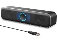 YOFANQI USB Computer Speakers for Desktop, Laptop, PC Gaming Speakers, Small Computer Sound Bar with Stereo Loud Sound, Enhanced... 