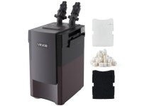 VEVOR 396GPH Canister Filter, 4-Stage External Aquarium Filter with Powerful Pump, Water Circulation Cleaning Machine with Media... 