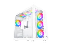 XIGMATEK AQUARIUS PRO ARCTIC White Wide Body PC Case / 7pcs Pre-installed Addressable RGB Fan / Galaxy II Fan Control Kit... 