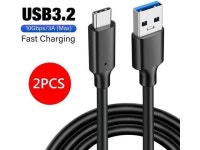 USB-A to USB-C 3.1 Gen 2 Adapter Charger Cable, Fast Charger, 10Gbps High-Speed, USB-IF Certified, for Apple iPhone 15, iPad...