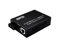 QSFPTEK Ethernet Media Converter 1.25G Multimode Dual SC Fiber Gigabit Media Converter 10/100/1000Base-Tx to 1000Base-SX (850nm... 
