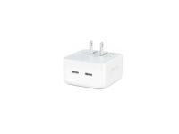 VHBW Dual USB C Wall Charger for iPhone 14, PD 3.0 Fast 35W Dual USB-C Port Compact Power Adapter with Foldable Plug, Compatible... 