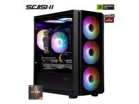 SEJISHI Gaming PC Computer AMD Ryzen 7 5700X 3.4 GHz, GeForce RTX 4060TI,32GB(16G*2) DDR4 3200MHz,NVME M.2 1TB SSD, 800W, Air... 