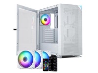VETROO AL800 Full Tower PC Computer Case w/Door Opening Design Tempered Glass, E-ATX/ATX Support, Built-in ARGB LED Strip in... 
