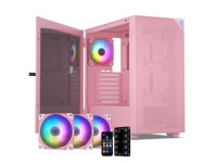 VETROO AL800 Full Tower PC Computer Case w/Door Opening Design Tempered Glass, E-ATX/ATX Support, Built-in ARGB LED Strip in... 