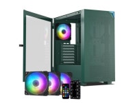 VETROO AL800 Full Tower PC Computer Case w/Door Opening Design Tempered Glass, E-ATX/ATX Support, Built-in ARGB LED Strip in... 