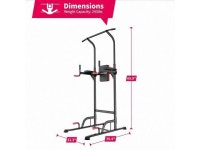 MURTISOL Power Tower Dip Station Pull Up Bar for Home Gym Strength Training Workout Equipment,330LBS Weight Capacity--YS - Newegg.com