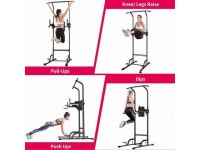 MURTISOL Power Tower Dip Station Pull Up Bar for Home Gym Strength Training Workout Equipment,330LBS Weight Capacity--YS - Newegg.com
