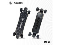 RALDEY Electric Skateboard Longboard Dual Hub Motors with Remote Control 29MPH Top Speed Range 4 Speed Adjustment Suitable for... 