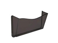 Azar Displays 250025-SMK Clear Plastic Wall Mount File Holder with Hanging Hardware, Smoke Colored, 4-Pack - Newegg.com