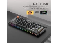 ROYALAXE X ProtoArc L75 Wireless Mechanical Keyboard, Hot-swappable Wired/Bluetooth 5.0/2.4G Wireless Keyboard with RGB Backlit... 