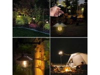 Solar Lantern Hanging Solar Lights Outdoor Solar Powered Vintage Led Lanterns - Newegg.com
