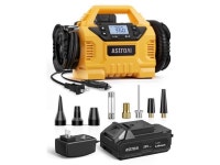 KEHIPI Cordless Tire Inflator Portable Air Compressor for Car 160PSI with HD Screen, 3 Power Sources & Dual Powerful Motors... 