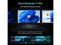 MP60 Mini PC Windows 11 Pro 8GB DDR4 RAM 256GB M.2 SSD, Mini Gaming Computer with Processor Intel N5095, VESA/Home/Business Mini... 
