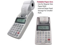 Sharp EL-1611V Handheld Portable Cordless 12 Digit Large LCD Display Two-Color Printing Calculator with Tax Functions, 191 x 99 x... 