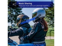 LEXIN 2pcs G16 Motorcycle Bluetooth Headset with Headlamp/SOS Mode, Up to 16 Riders 2000m Helmet Commnunication System... 