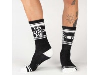 ID F-CK ME Ribbed Crew Sock - Unisex Novelty Gym Crew Socks Black - Newegg.com