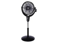 Optimus F-7508 3-Speed 70-Watt 14-In. Portable Louver-Rotating Oscillating Pedestal Air Circulator with Remote and LED Display... 