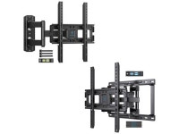 PERLESMITH Full Motion Articulating TV Wall Mount Bracket for 26-55in TVs up to 70lbs & PSMFK9 TV Wall Mount Full Motion for 32... 