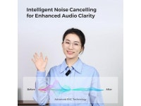 Transmission, LCD Display, 20H Battery Life, Wireless Lapel Microphone System for iPhone/Android/DSLR/Camera/PC (AWM20T) - Newegg.com