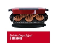 5-Serving Removable Plate Electric Indoor Grill and Panini Press - Red, GRP0004R | Delicious Grilled Delights at Home - Newegg.com