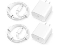 iPhone 14 13 12 11 Super Fast Charger [2Pack] cargador 20W Rapid USB C Wall Charger Block with 6FT Fast Charging Cable Compatible... 