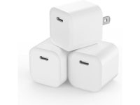Adapter C Type Fast Charging Cube Wall Plug Compatible with iPhone 15 Pro Max 14 13 12 11 SE XR XS X 8 7 Plus Pad-White,3Pack... 