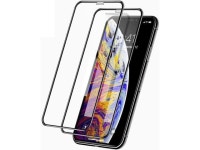 A2One Stuff [2 Pack] Tempered Glass Screen Protector Compatible With iPhone X (5.8 inch) Full Coverage Glass, Anti - Scratch...