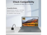 19V Laptop Charger for Gateway GWTN156-9 GWTN156-1 GWTN156-11 GWTN141-6 GWTN141-4 GWTN141-3 Gateway TYPE45-190-2100u - Newegg.com