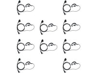 Klykon 10 Pack G Shape Earpiece Headset for BaoFeng UV-5R BF-888S UV-82 Kenwood WouXun PuXing Linton Two Way Radio Walkie Talkie... 