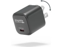 Plugable GaN USB C Charger Block, 30W Portable Charger, Foldable Prongs, PPS USBC Fast Charger for iPhone 14, iPad Pro, Samsung... 