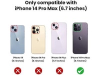 VEGO for iPhone 14 Pro Max Case, iPhone 14 Pro Max Kickstand... Phone Cover Case for iPhone 14 Pro Max 6.7 2022 - Black - Newegg.com