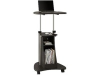 Techni Mobili Sit-to-Stand Rolling Adjustable Height Laptop Cart with Storage, Graphite, 22 x 16 x 46 - Newegg.ca Techni Mobili... 