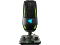 ROCCAT Torch USB Microphone, Studio-Grade Audio, PC Computer Gaming Wired Mic, RGB AIMO Lighting with Indicator, For Streaming... 