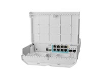 PoE-Out) 2 x SFP+ Cages, SwitchOS, Outdoor) - Newegg.ca MikroTik netPower Lite 7R with 8 x Gigabit Ethernet Ports (7, W125835840... 
