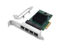 XZSNET Gigabit Network Card with BCM5719 Chip, 1GB PCI-E NIC Compare to BCM5719-4P, Quad RJ45 Port PCI Express X4 Ethernet... 
