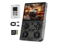 G350 Retro Handheld Game Console , G350 Retro Gaming Console 3.5 IPS Screen Linux System Built-in 64G TF Card 20+Emulators Pre... 