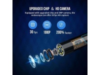 Wireless Endoscope Semi-Rigid Flexible Waterproof Borescope Camera LED 5ft Phone - Newegg.com