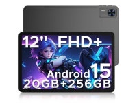 DOOGEE T36(2025) Android 15 Tablet,12 inch Tablet 20GB+256GB... sim Card Slot,WiFi 5,Dual Camera,BT5.0,Widevine L1,Black - Newegg.com