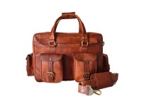 Leather Office Briefcase Messenger Bag 15 Inch Laptop Satchel Men Women Business College School CrossBody Shoulder Bags, Carry-on... 