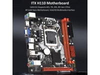 H110 ITX Motherboard for PC Desktop, LGA 1151 Motherboard, Support 6789 Generation CPU, 2xDDR4, 4xSATA3.0, M.2 Nvme 2280, PCIE3.0... 