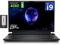 Dell Alienware M18 R2 Gaming Laptop, 18 QHD 165Hz 3ms Display, Intel i9-14900HX, 64GB DDR5, 2TB PCIe SSD, GeForce RTX 4080 12 GB... 