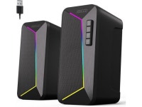 Jeecoo M30 Bluetooth Computer Speakers, PC Gaming Speakers for Desktop with Crisp Stereo Sound, Dynamic LED Modes, Easy-Access... 