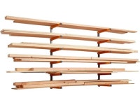 Bora Wood Organizer and Lumber Storage Metal Rack with 6-Level Wall Mount Indoor and Outdoor Use, In Orange | PBR-001 - Newegg.... 