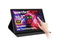 iPistBit 10.1inch Touch Screen Monitor, 1280x800 HDMI Portable Monitor, Dual-Speaker Mini HDMI Monitor for PC/Laptop/Raspberry Pi... 