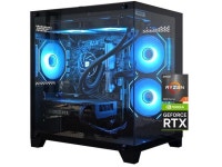 YAWYORE Gaming PC Desktop computer, Ryzen 7 5700X,RTX 4060 ,32GB DDR4 RAM and 1TB M.2 NVMe SSD ,WiFi6E+BT5.3, 240 Liquid Cooler... 